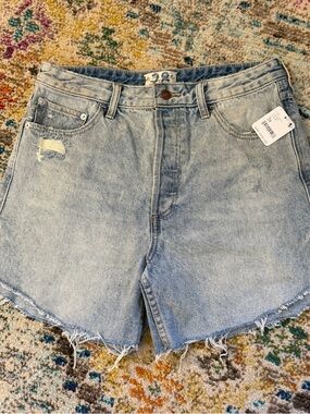 Free People denim shorts